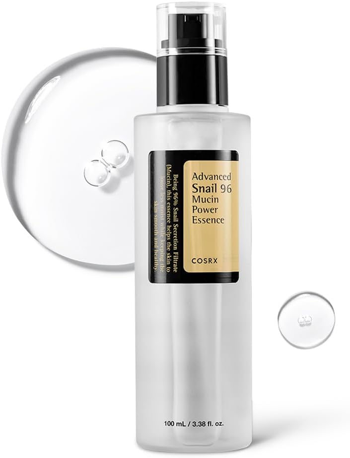 COSRX Advanced Snail 96 Mucin Power Essence 100ml | Snail Secretion Filtrate 96% | Skin Repair Serum | CPNP Registered, Korean Skin Care, Cruelty Free