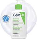 CeraVe Hydrating Cleanser, for normal to dry skin, contains Hyaluronic Acid and 3 essential ceramides, facial cleanser for sensitive skin