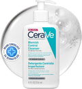 CeraVe Blemish Control Cleanser, 2% Salicylic Acid Face Wash with Niacinamide & 3 Essential Ceramides, Exfoliates & Clears Clogged Pores for Blemish-Prone Skin, Developed with Dermatologists