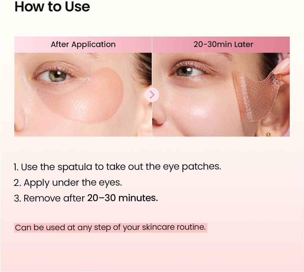 BIODANCE Collagen Peptide Under Eye Patches 60 Counts. Advanced Hydrogel Eye Patches for Dark Circles & Puffy Eyes. Under Eye Mask for Fine Lines. Eye Bags & Wrinkles. Korean Skincare